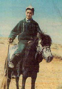 Horse rider in Mongolia