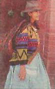 Woman wearing traditional clothing in Ayacucho