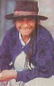 Smiling man wearing a hat in Ayacucho