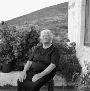 Georgia Nikitara, farmer, Patmos, Greece Georgia Nikitara, farmer, Patmos, Greece