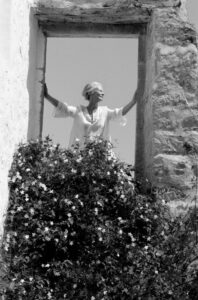 Jacqueline Delia, retired publisher, foundation executive, Patmos, Greece Jacqueline Delia, retired publisher, foundation executive, Patmos, Greece