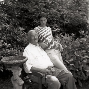 John Mortimer and Rosie