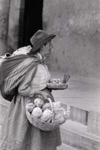 Woman with Manta