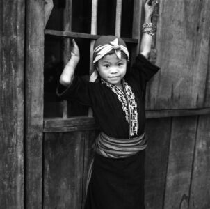 Red Dao Girl in Taphin