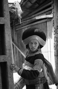 White Hmong Woman in Muong Hum